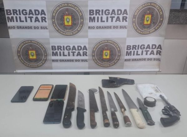 Prisão por cárcere privado e porte ilegal de arma de fogo em Cruz Alta