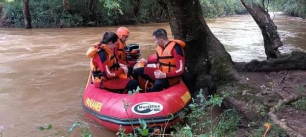 Corpo de jovem desaparecido no Rio Fiúza em Panambi é encontrado