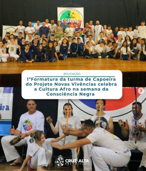 Formatura de capoeira destaca cultura e inclusão em Cruz Alta