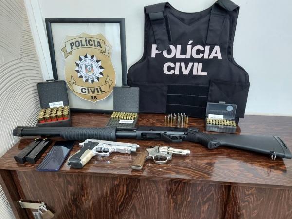 Operação duduzéco: Polícia Civil apreende armas de fogo em Cruz Alta