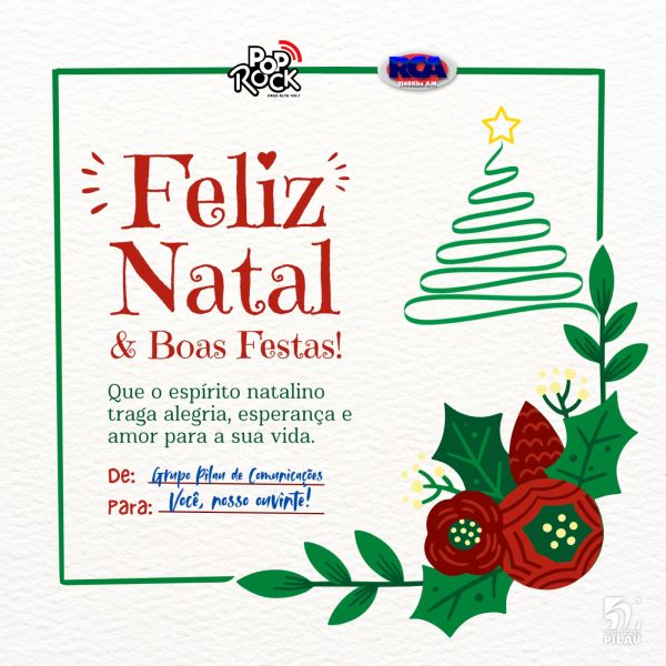 CRUZ ALTA, 25 DE DEZEMBRO DE 2025> Feliz Natal, boas Festas!