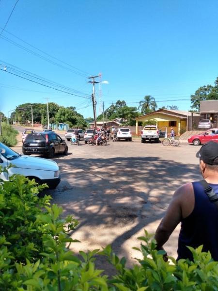 Assalto com trocas de tiro movimentou a tarde deste sábado em Cruz Alta