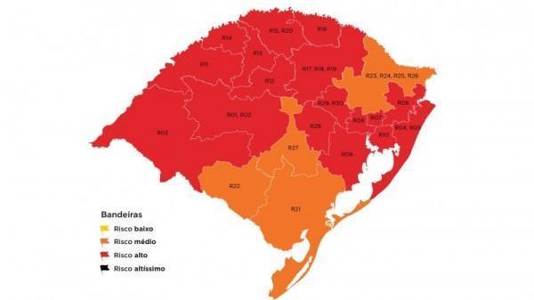 Ao indeferir recursos, Estado mantém mapa definitivo com 17 bandeiras vermelha