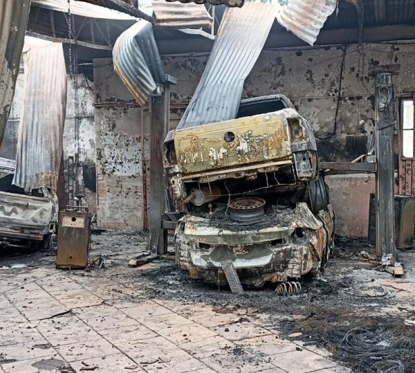 Incêndio de grandes proporções em Santo Augusto com vítima fatal