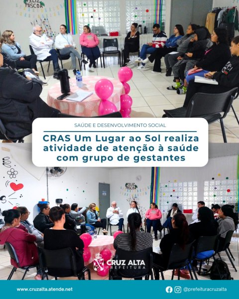 CRAS promove acolhimento e orientação a gestantes em ação integrada