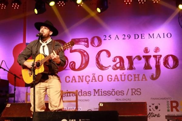 36ª edição do Carijo da Canção Gaúcha começa hoje em Palmeira das Missões