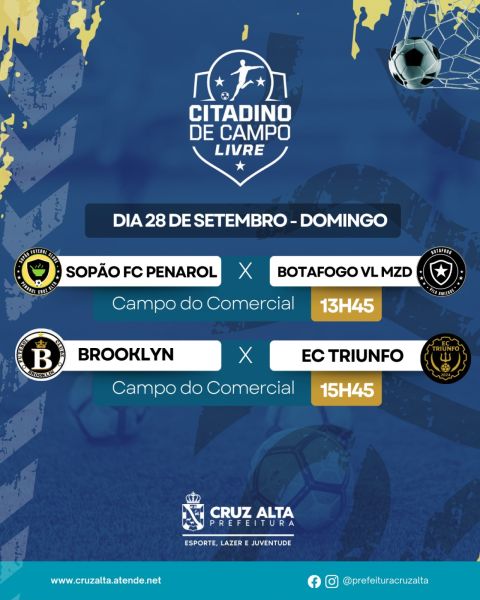 COMEÇA DOMINGO> O Campeonato Citadino de futebol de campo em Cruz Alta