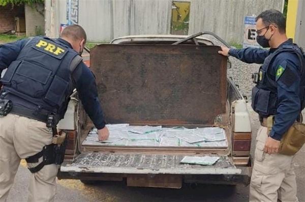 Polícia Rodoviária Federal apreendeu 150 kg de inseticidas contrabandeados 