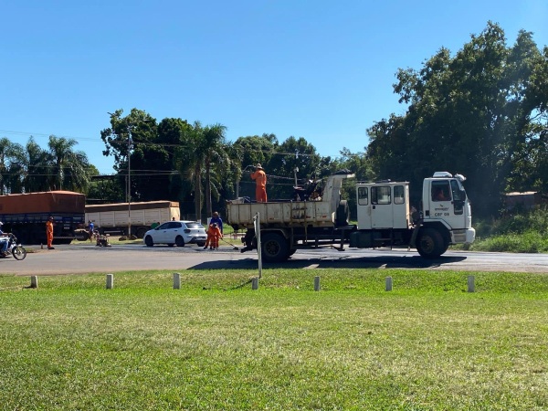 DAER Realiza Recuperação no Trevo da ERS-342 com a Avenida Xavantes