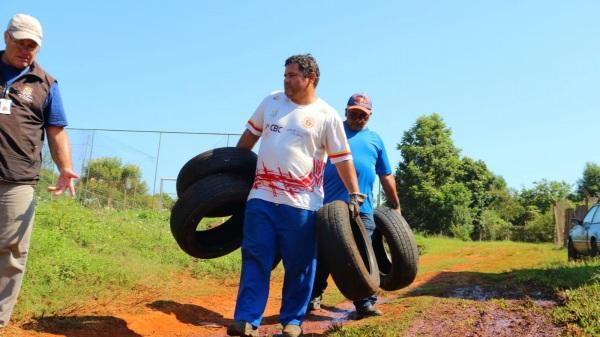 MUTIRÃO DE LIMPEZA NO BAIRRO TORIBIO VERISSIMO NO SÁBADO