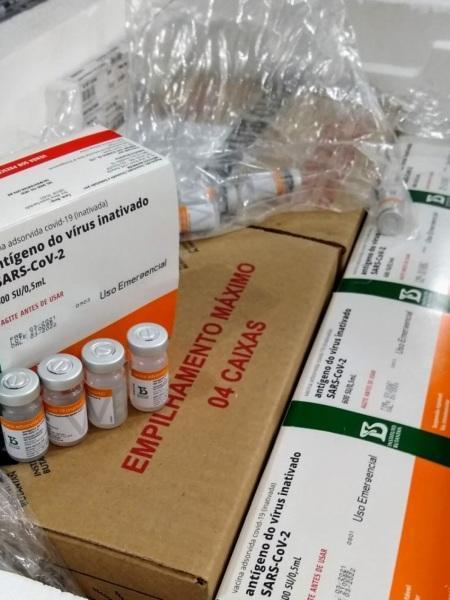 Novo lote com mais 290 mil doses de vacinas contra covid chega ao RS