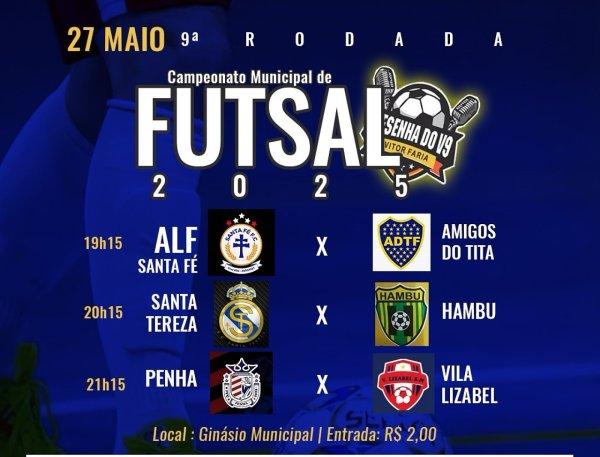 CITADINO> Rodada desta terça promete grandes confrontos no Municipal de Futsal