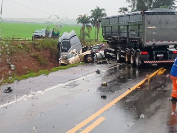 URGENTE! Grave acidente na BR-158 deixa uma vítima fatal em Cruz Alta