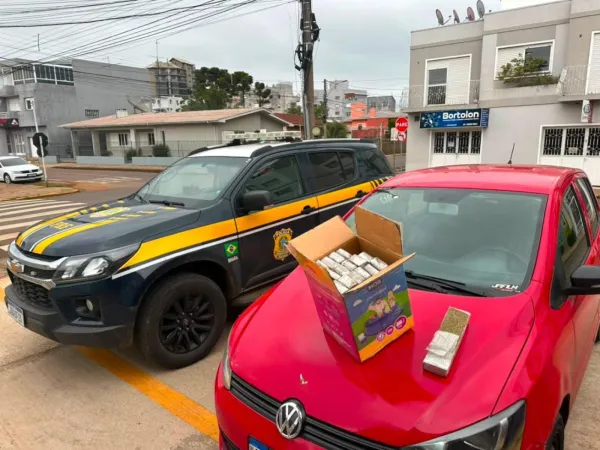 Moradores de Cruz Alta são presos em Vacaria na BR-116 por tráfico de drogas 