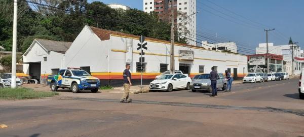 Ação de Panfletagem da ANTT, Rumo e DMT de Cruz Alta na manhã da terça