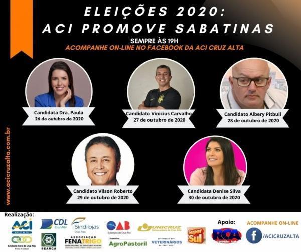 ACI realiza Sabatinas com candidatos a Prefeitura de Cruz Alta