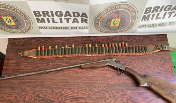 Homem é preso por porte ilegal de armas de fogo em Catuípe