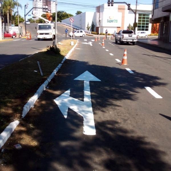 Departamento de Trânsito de Cruz Alta segue revitalizando sinalizações