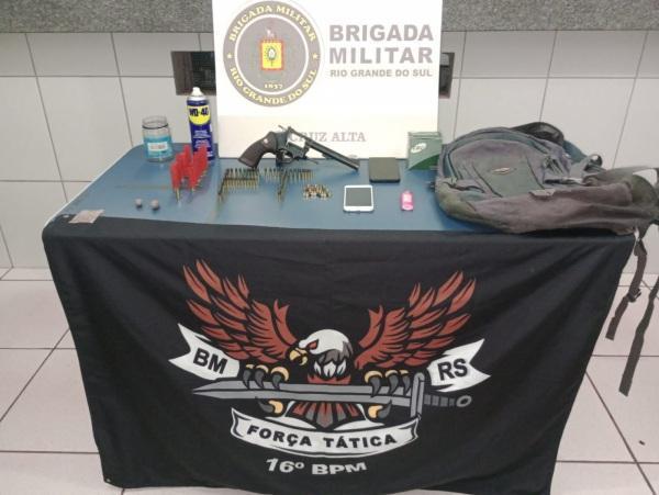 16º BPM da Brigada Militar recaptura foragido em Salto do Jacuí 