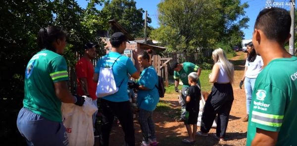 Projeto Cidade Limpa realiza ações nos bairros Planalto e Progresso