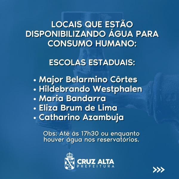 LISTA ATUALIZADA: instituições, empresas e igrejas disponibilizam água