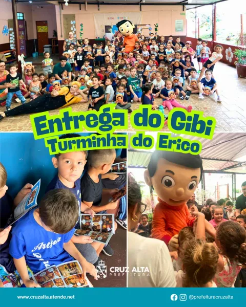 Turminha do Érico leva leitura e cultura às escolas de Cruz Alta
