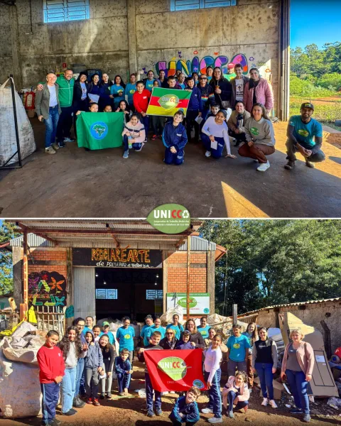 Visita de estudantes à UNICCA reforça educação ambiental em Cruz Alta