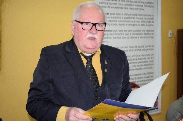 LIONS CLUBE CRUZ ALTA CENTRO> Oldemar Kronbauer é o novo presidente