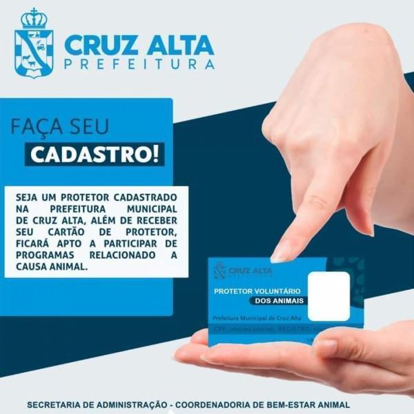 Cadastro de protetor voluntário está aberto para inscrições