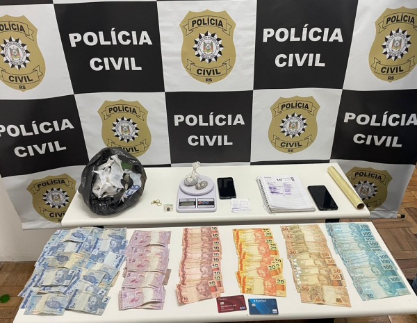 IBIRUBÁ> Polícia Civil e Brigada Militar prendem suspeito de tráfico de drogas