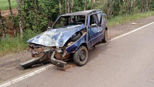 Grave acidente de trânsito na BR-158 em Palmeira das Missões na manhã da terça