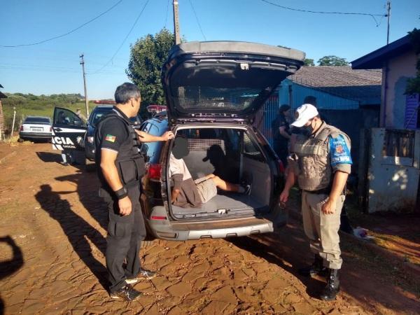 Ação integrada entre PC e BM  prende traficante no Bairro Acelino Flores