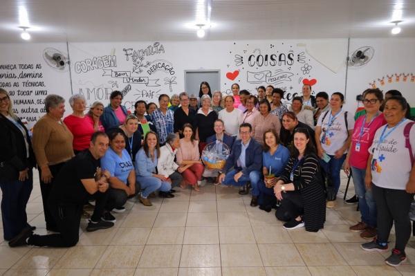 Prefeita recebe visita do secretário estadual de Assistência Social