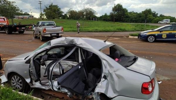 Menina sobrevivente de acidente na BR 472 em Santa Rosa recebe alta hospitalar