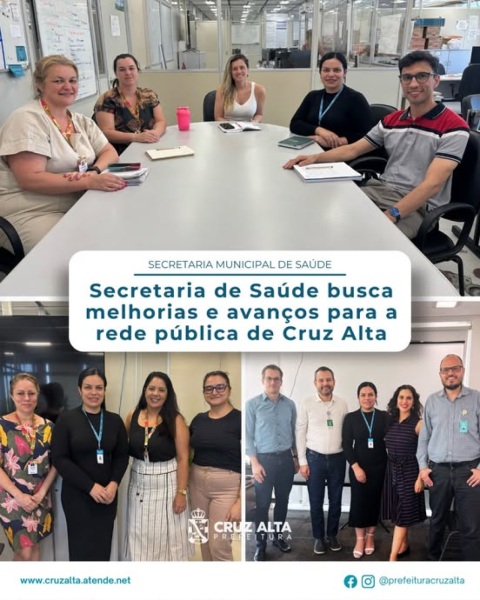 Secretaria de Saúde busca melhorias e avanços para a rede pública de Cruz Alta