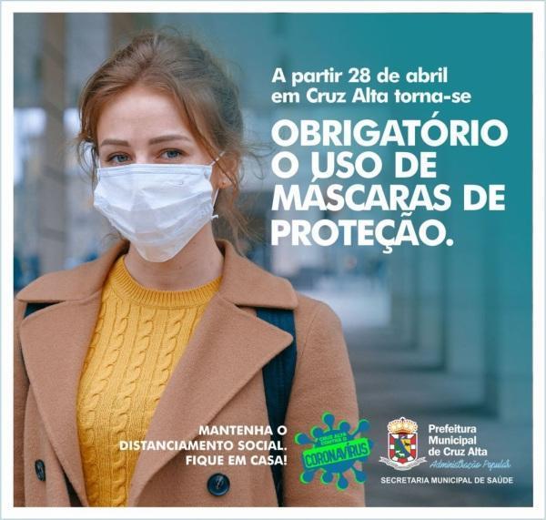Administração Municipal proíbe circulação de pessoas sem máscara de proteção