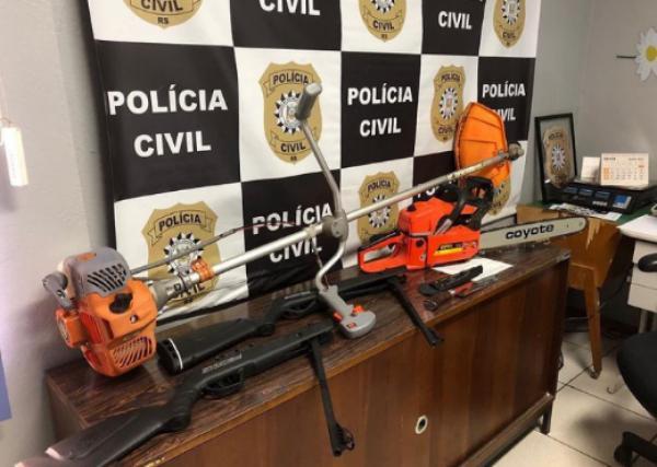 Polícia Civil recupera objetos furtados e prende indivíduo em Cruz Alta