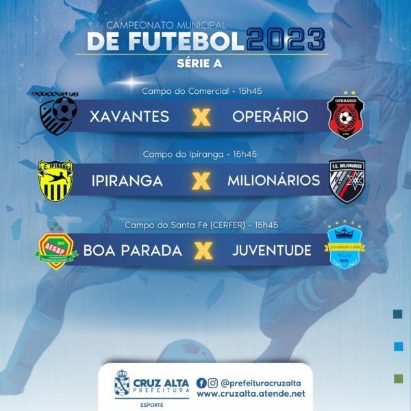 Neste domingo tem mais setes jogos pelo campeonato citadino de futebol 