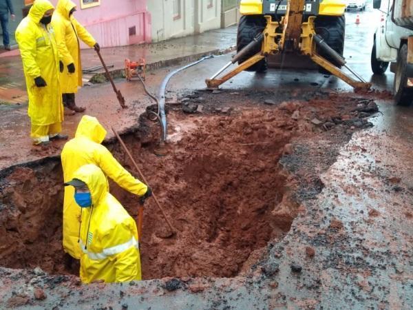 Corsan está trabalhando para reestabelecer falta de água em Cruz Alta