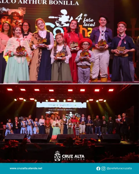 40ª COXILHA PIÁ>Fase local apresentou classificados para a noite estadual hoje