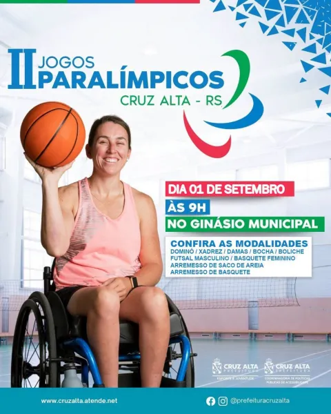 DIA 01º> II Jogos Paralímpicos de Cruz Alta promovem inclusão e superação