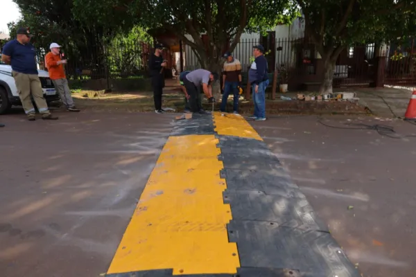 Cruz Alta inicia instalação de lombadas ecológicas nas vias urbanas
