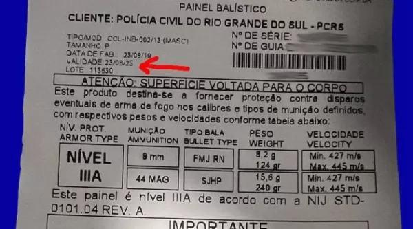 Policiais civis do RS usam coletes vencidos em operações, denuncia sindicato