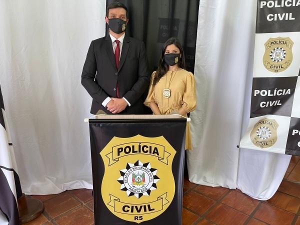 Empossados novos delegados da DEAM e DECRAB em Cruz Alta