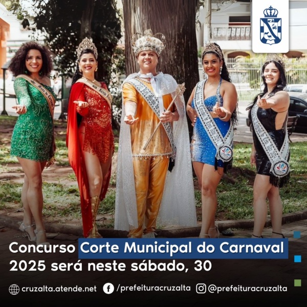 Concurso Corte Municipal do Carnaval 2025 será neste sábado, 30