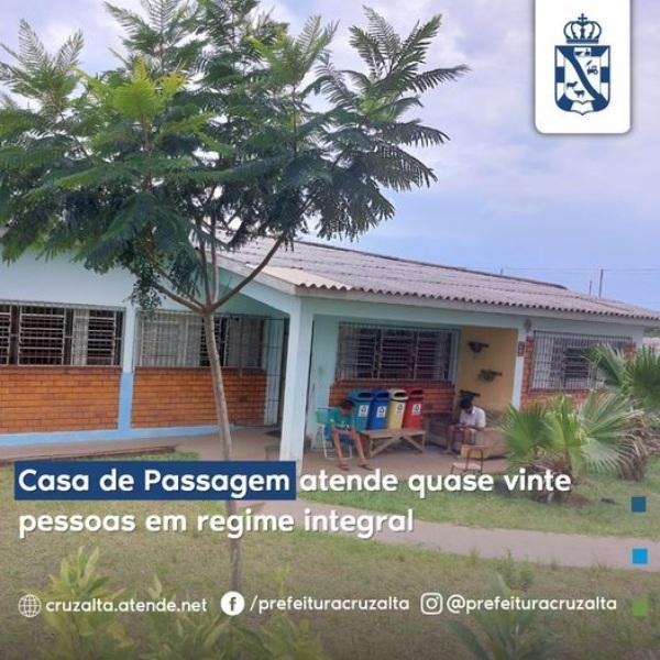 Casa de Passagem atende quase vinte pessoas em regime integral