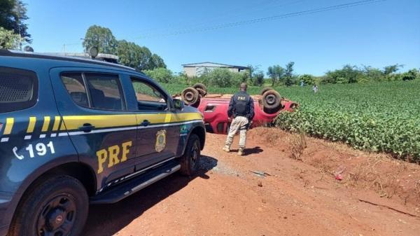 PRF recupera carro e televisores furtados em Ijuí