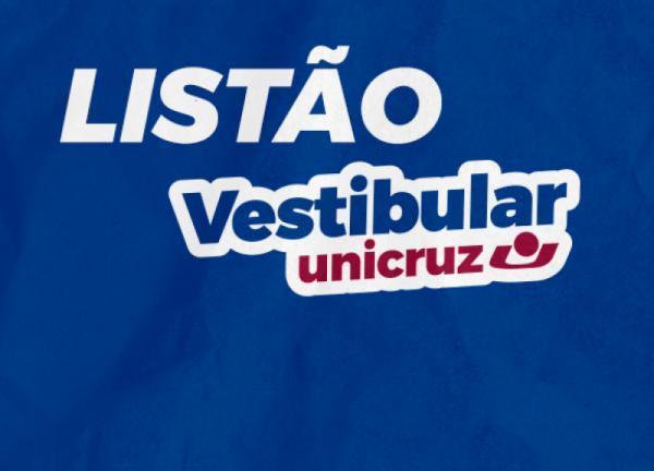 Unicruz divulga listão dos aprovados no Vestibular de Inverno