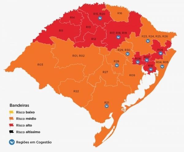 Região de Cruz Alta foi a única a não recorrer a medidas da  bandeira vermelha