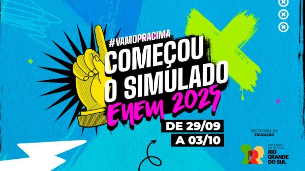 HOJE>Estudantes do Ensino Médio da Rede Estadual começam simulado para o Enem 